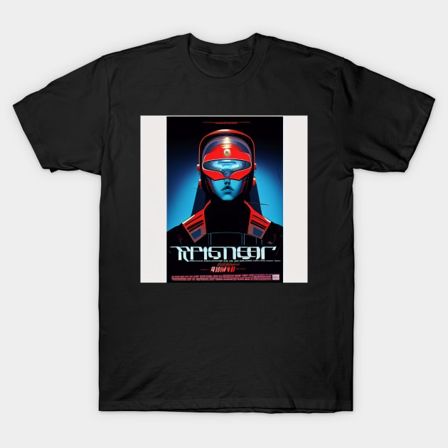 Vintage Cyborg Poster T-Shirt by BAYFAIRE